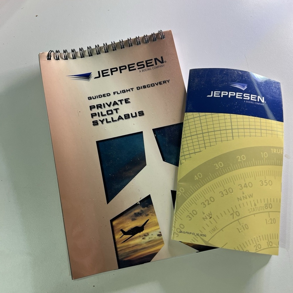 Jeppesen Lot-2 Private Pilot Syllabus & Slide Graphic Computer Manual  10001292